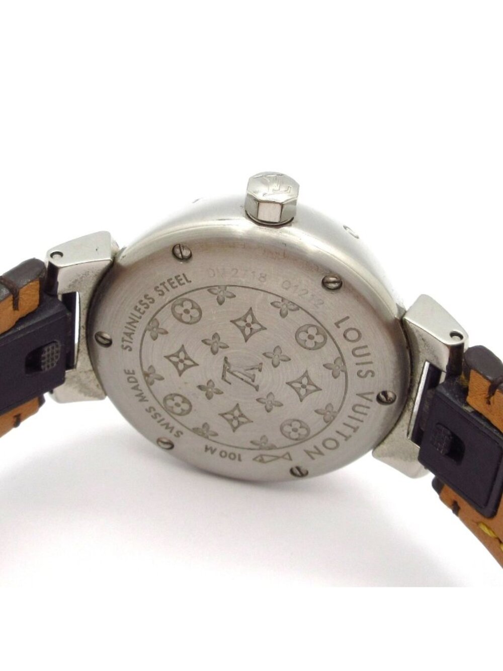 Louis Vuitton Watch Tambour Leather Beige - Picture 3 of 12